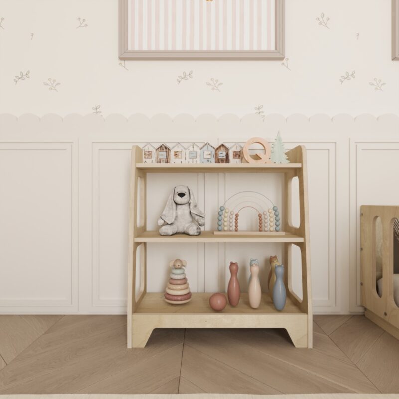 Montessori Spielzeugregal – Wolf