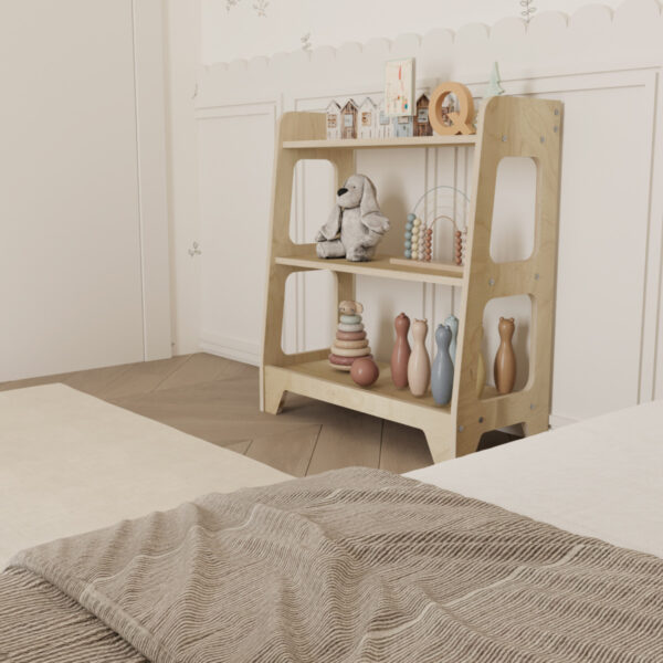 Montessori Spielzeugregal – Wolf