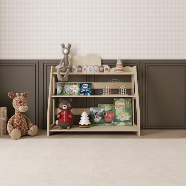 Montessori Bücherregal Kinderregal Cloud (9) - 0