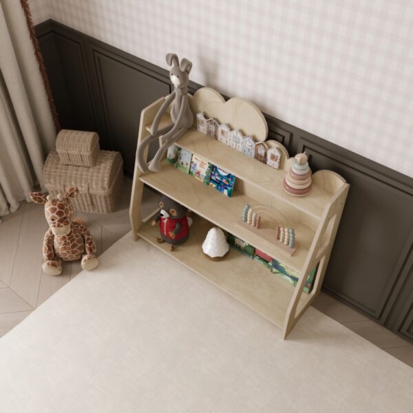 Montessori Bücherregal & Kinderregal – Cloud (4) - 3