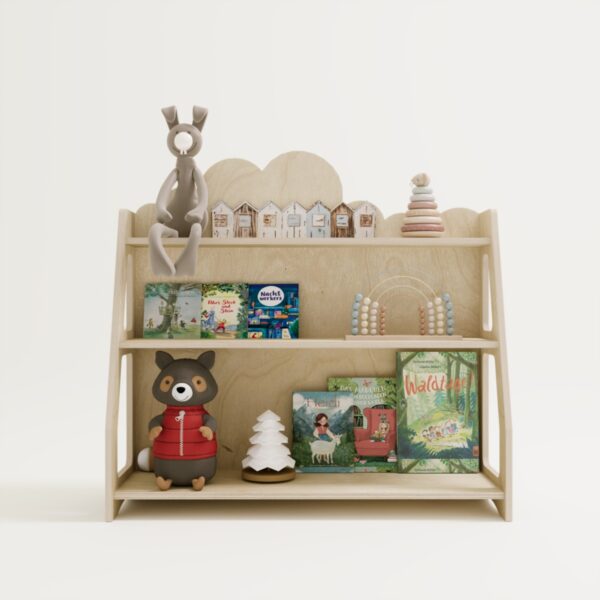 Montessori Bücherregal & Kinderregal – Cloud (5) - 4