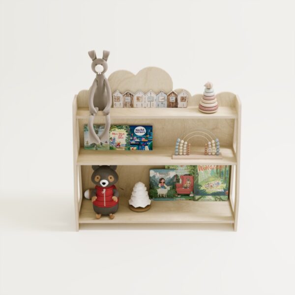 Montessori Bücherregal & Kinderregal – Cloud (6) - 5