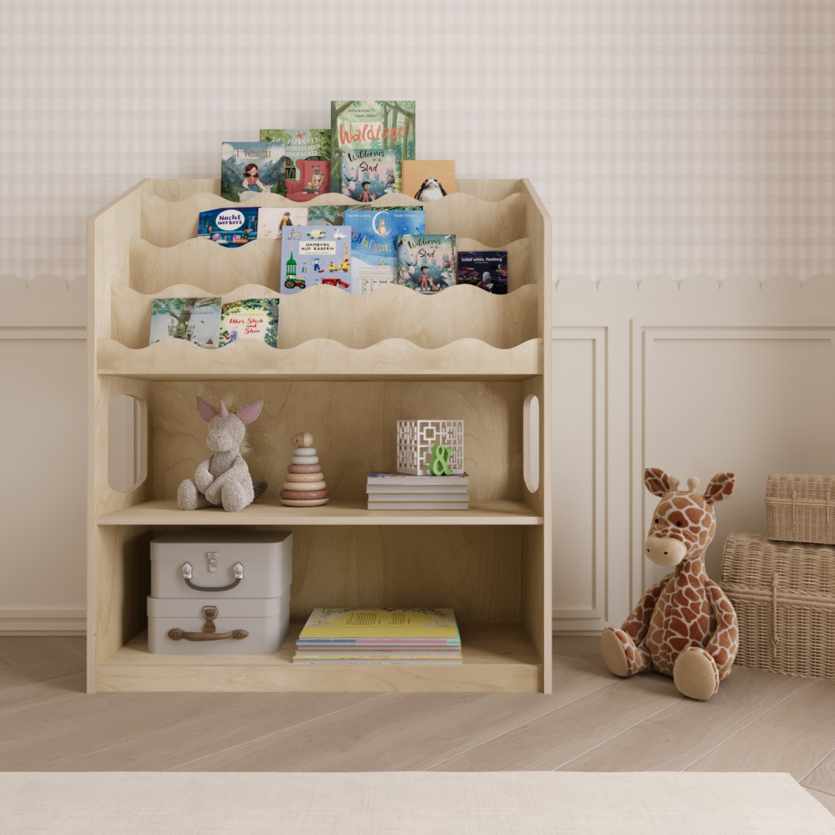 {term_name @fallback:Montessori Bücherregal – Ocean}