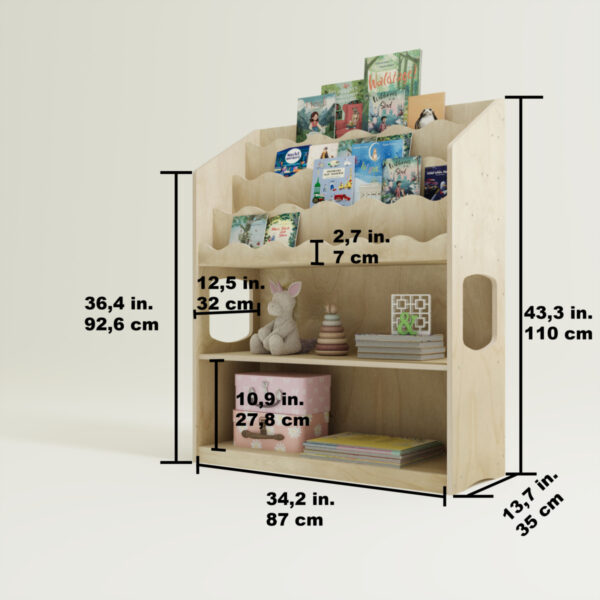 Montessori Bücherregal – Ocean (5) - 2