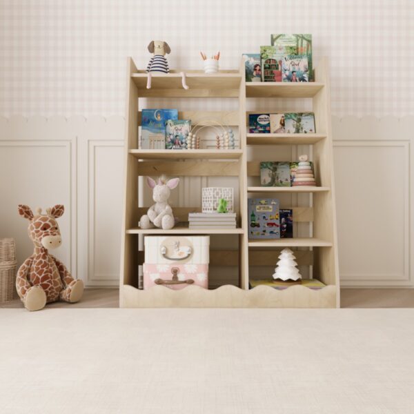 Montessori Bücherregal – Wave - 1