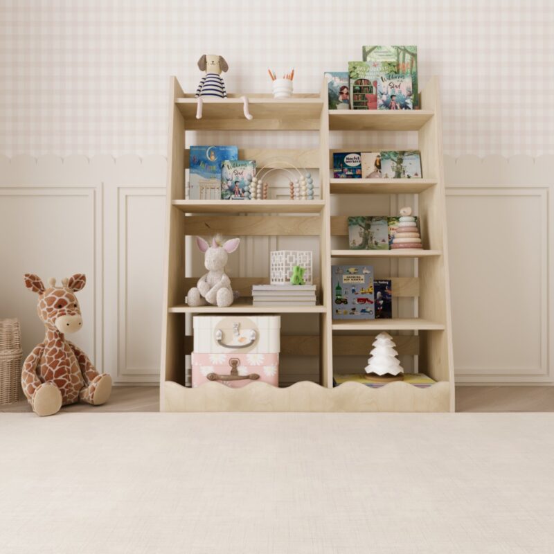 Montessori Bücherregal – Wave