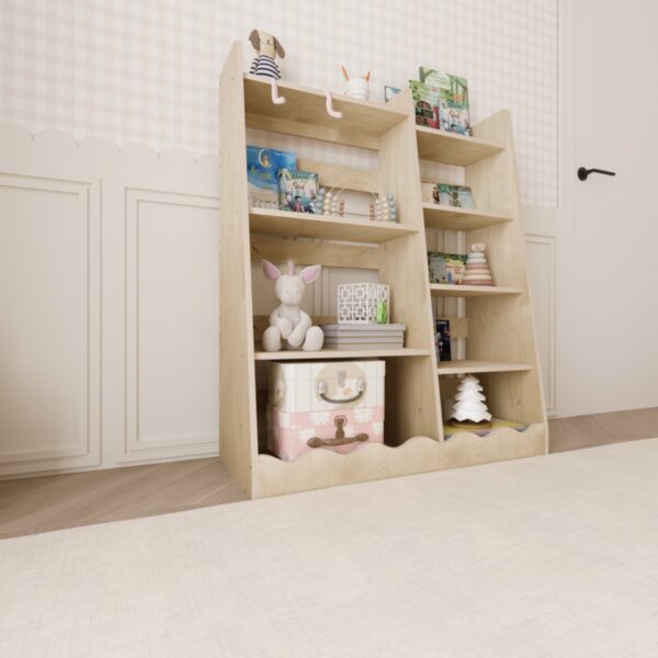 Montessori Bücherregal – Wave (3) - 8