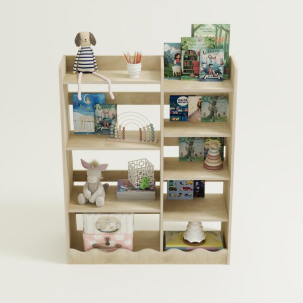 Montessori Bücherregal – Wave (5) - 6