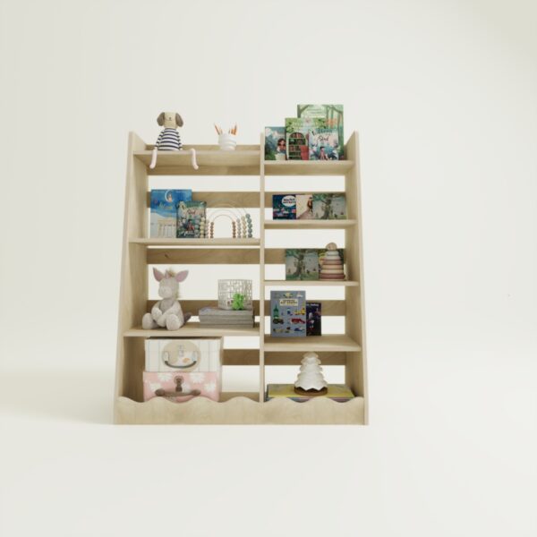 Montessori Bücherregal – Wave (8) - 3
