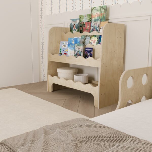 Montessori Bücherregal – Welle (3) - 2