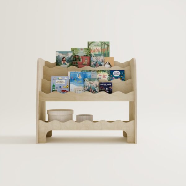 Montessori Bücherregal – Welle (6) - 5