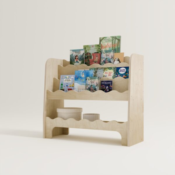 Montessori Bücherregal – Welle (7) - 6