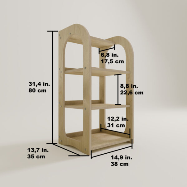 Montessori Kleiderschrank – Arco (13) - 5