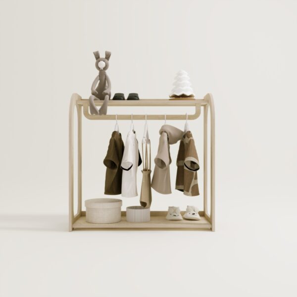 Montessori Kleiderschrank – Arco (6) - 7