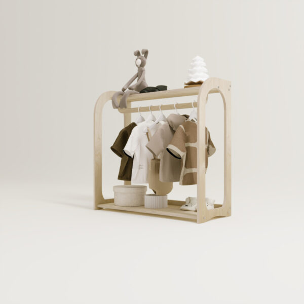 Montessori Kleiderschrank – Arco (7) - 8