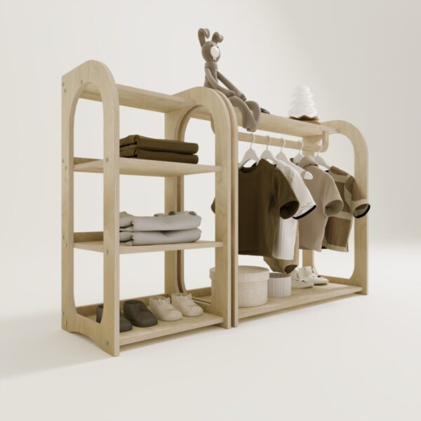 Montessori Kleiderschrank – Arco (8) - 3