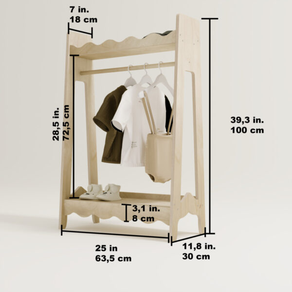 Montessori Kleiderschrank – Luna (8) - 2