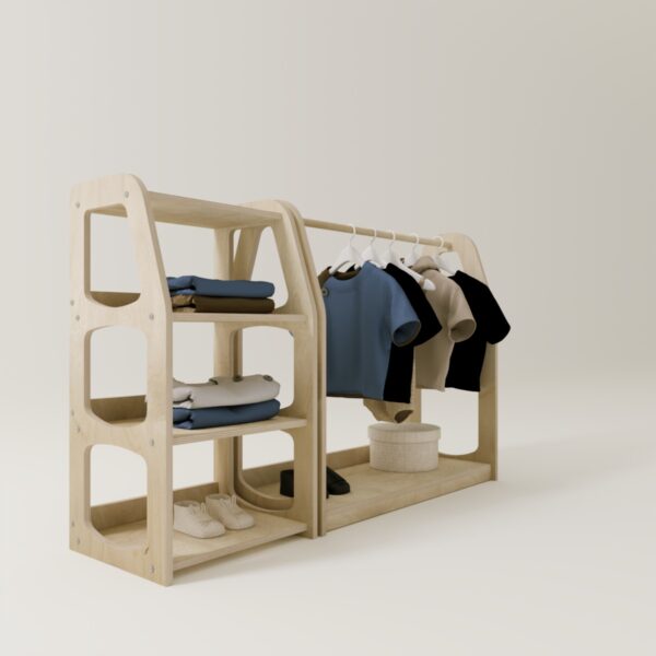 Montessori Kleiderschrank – Modu (8) - 6