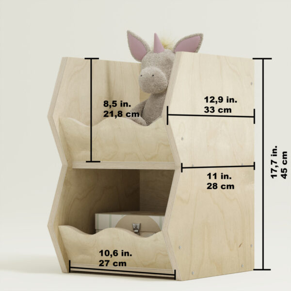 Montessori Spielzeugregal – Lio