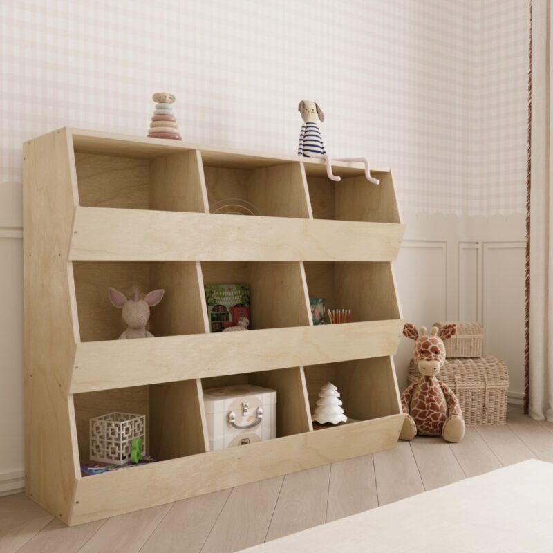 Montessori Spielzeugregal – Ludo