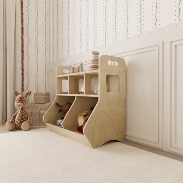 Montessori Spielzeugregal – Nordic