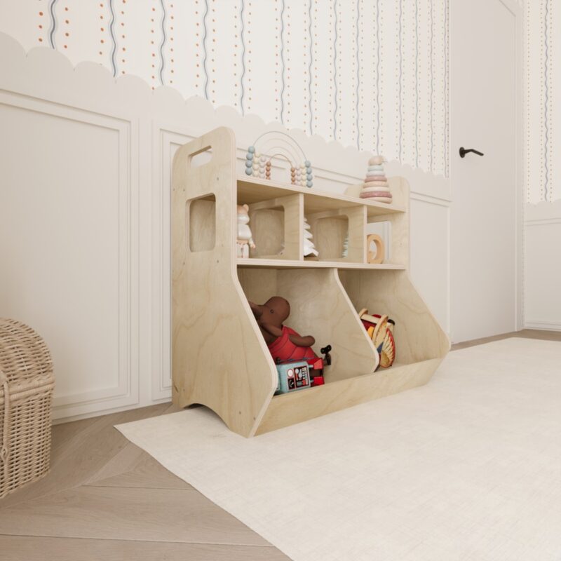 Montessori Spielzeugregal – Nordic