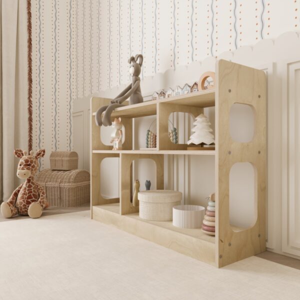 Montessori Spielzeugregal – Nova (1) - 0