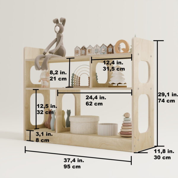 Montessori Spielzeugregal – Nova (10) - 2