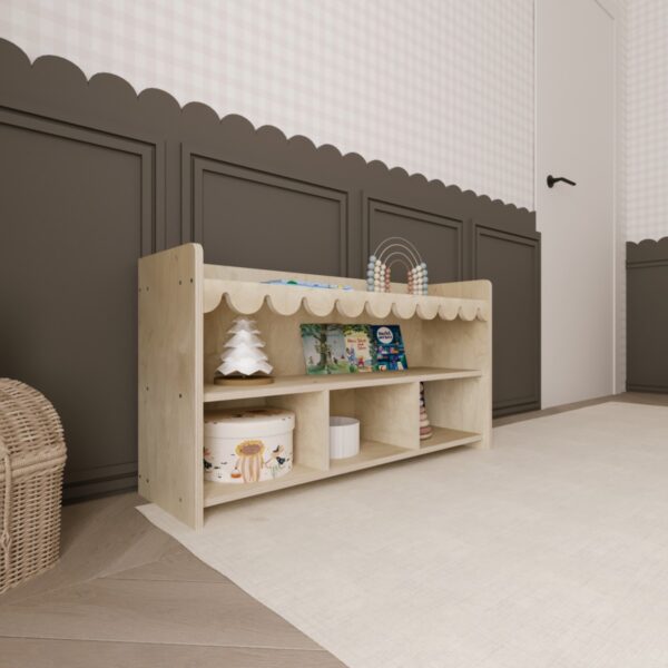 Montessori Spielzeugregal – Ondina 3 - 1