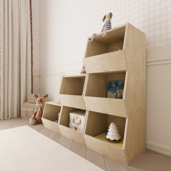 Montessori Spielzeugregal – Peak (1) - 0