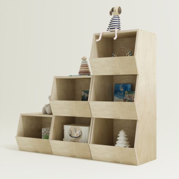 Montessori Spielzeugregal – Peak (6) - 5