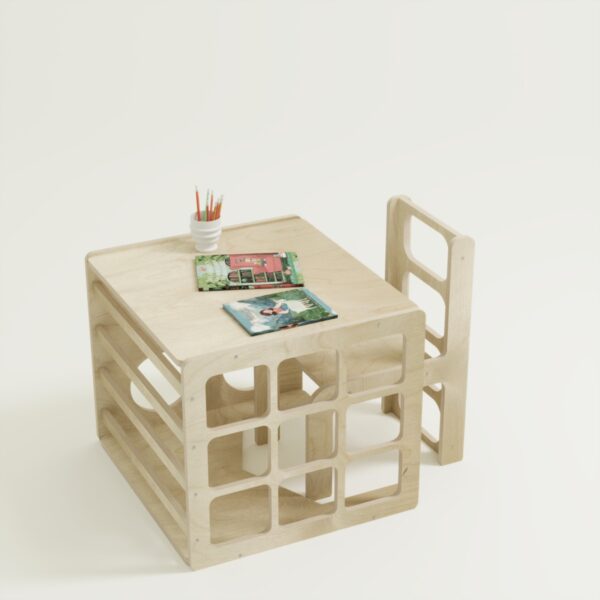 Montessori Tisch und Stuhl – Inu (12) - 9