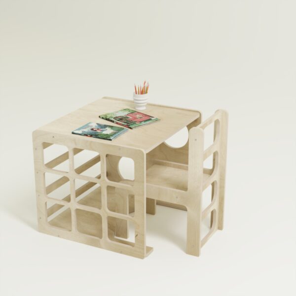 Montessori Tisch und Stuhl – Inu (13) - 10