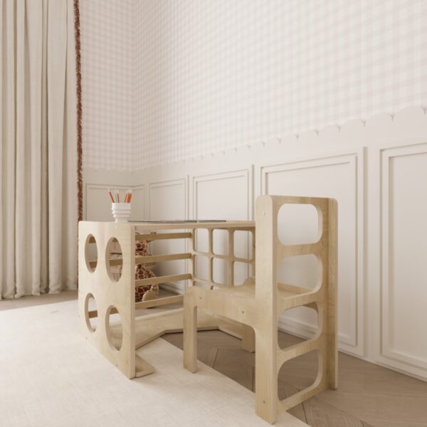 Montessori Tisch und Stuhl – Inu (4) - 2