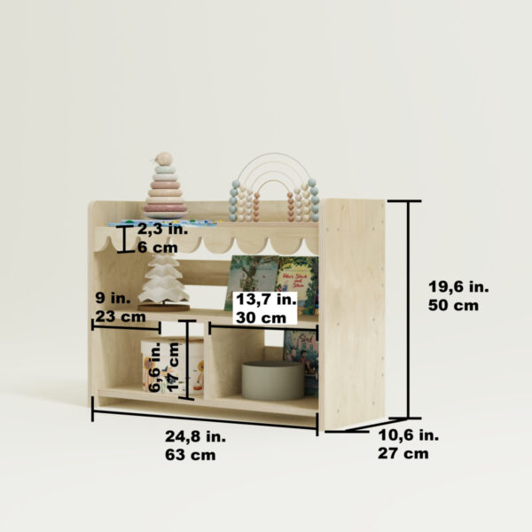 Montessori Spielzeugregal – Ondina 2