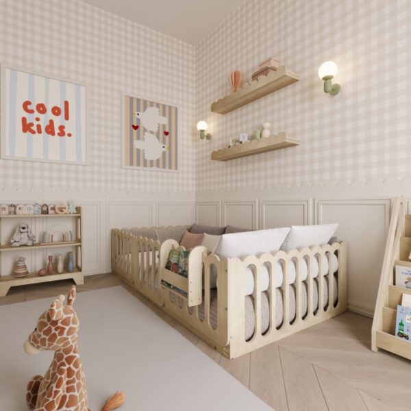 Montessori Bodenbett – Neris Wave (2) - 0